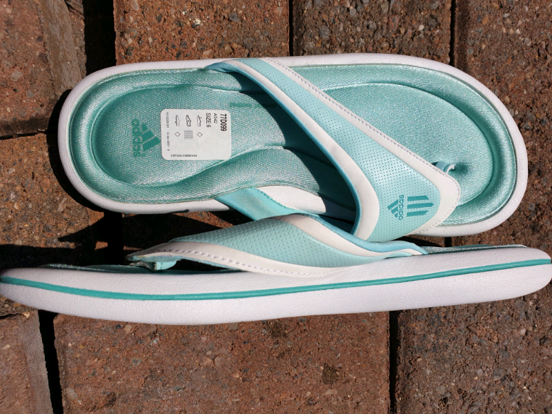 adidas padded flip flops